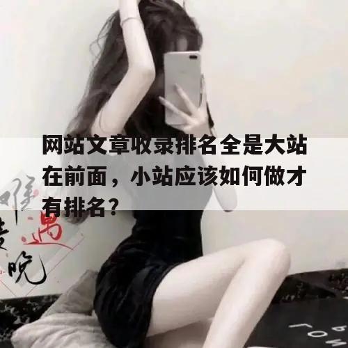 网站文章收录排名全是大站在前面，小站应该如何做才有排名？