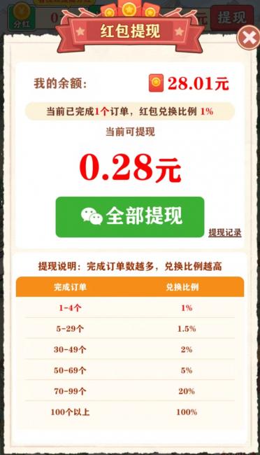 王大锤的幸福生活游戏真的能赚钱吗？可以提现吗？